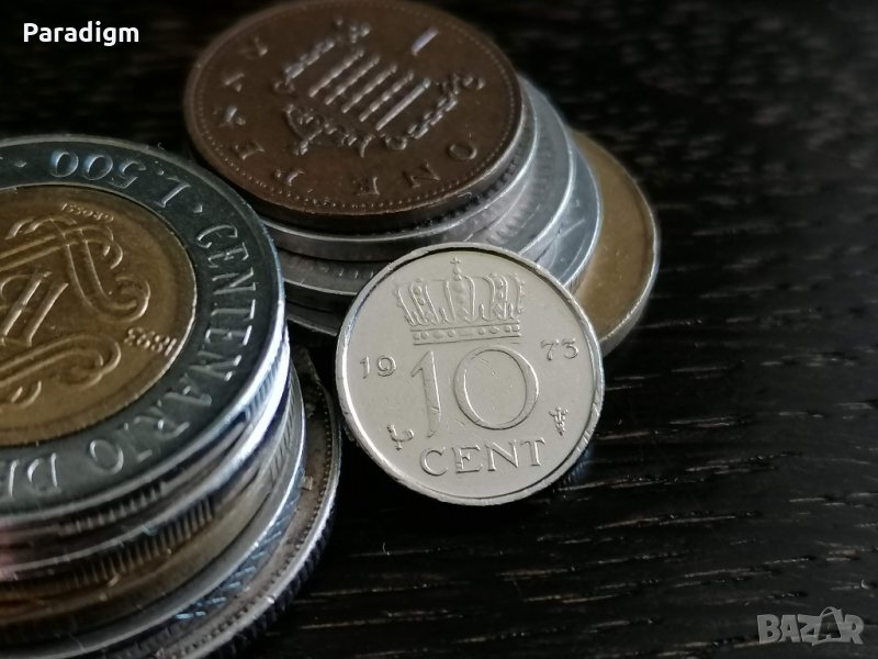 Монета - Холандия - 10 цента | 1973г., снимка 1
