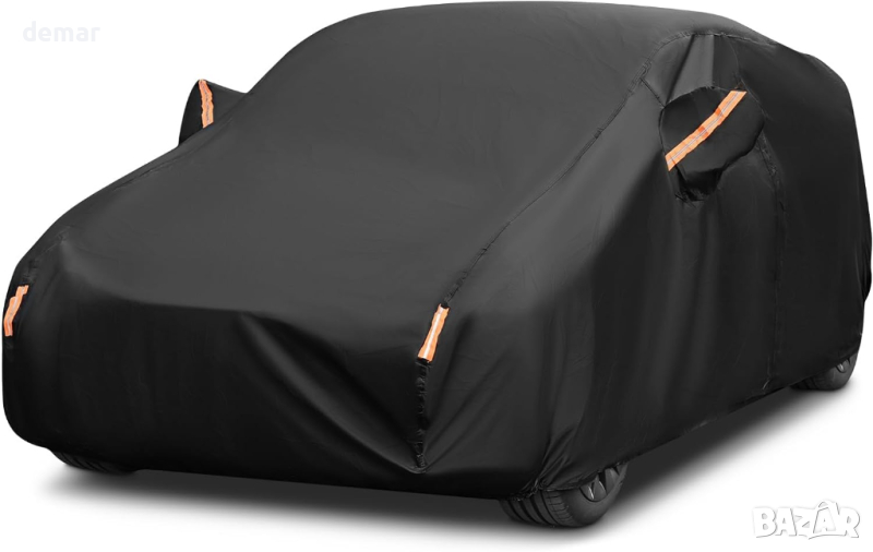 Водоустойчиво първокласно пълно покривало за кола, подходящо за седан (490-530 см) - С4, снимка 1