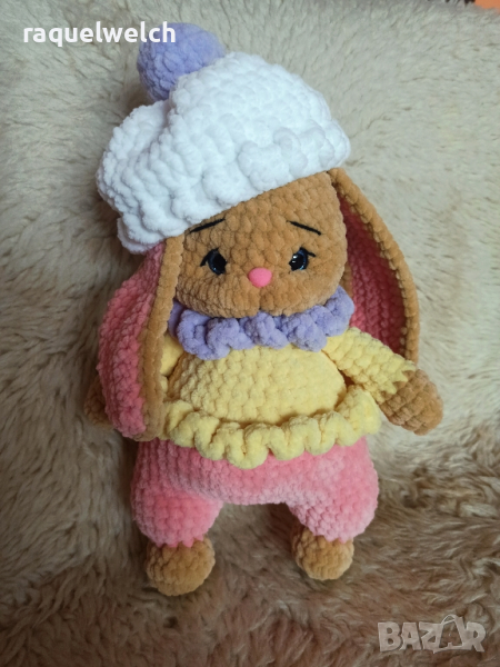 Ръчно изплетено зайче "Амигуруми", снимка 1