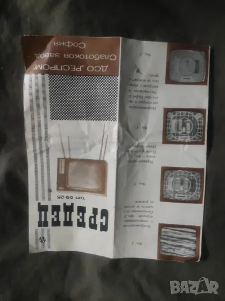 Схема , брошура ДСО " Респром " -Средец тип 59-25, снимка 1