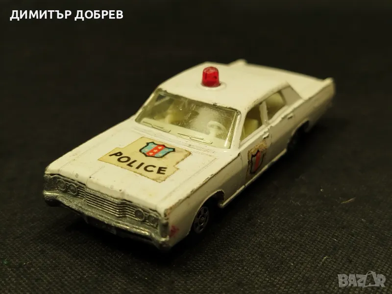 СТАРА РЕТРО МЕТАЛНА КОЛИЧКА MATCHBOX ENGLAND MERCURY POLICE , снимка 1