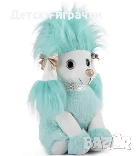 Плюшено куче Пудел с каишка 38см 0246, снимка 1