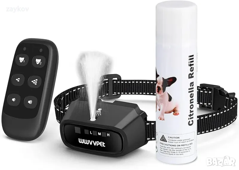 Нашийник за обучение на кучета Citronella с дистанционно управление, снимка 1