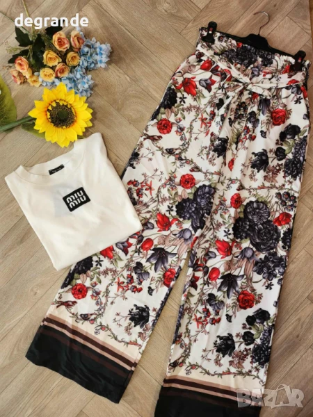 Цветен дамски панталон, снимка 1