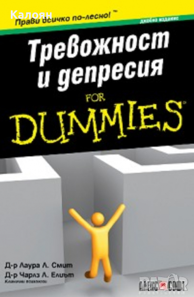 Лаура Л. Смит,Чарлз Л. Елиът - Тревожност и депресия For Dummies джобно издание, снимка 1