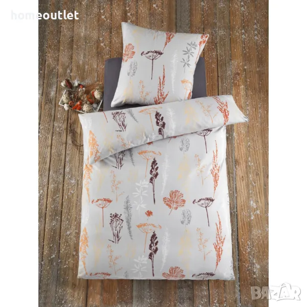 ПРОМОЦИЯ Единичен спален комплект 80х80 / 135 х 200, OPTI DREAM 409010/HERBARIUM, снимка 1