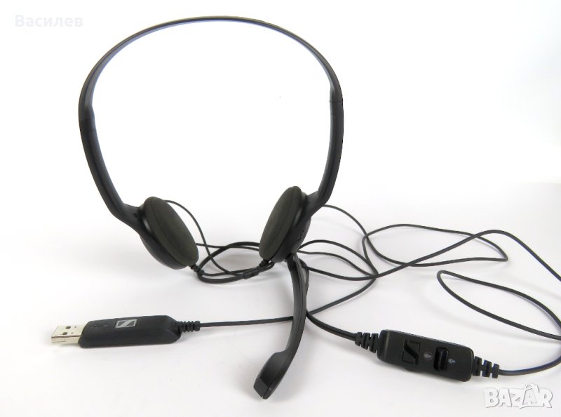 Слушалки с микрофон Sennheiser PC 8 USB Epos, снимка 1