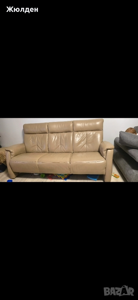 Бежов диван, снимка 1