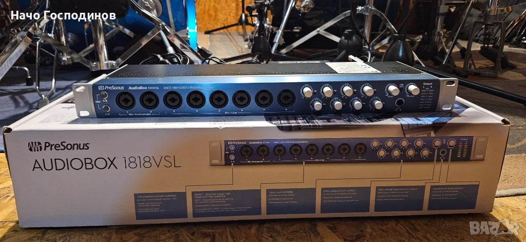 Аудио интерфейс Presonus AudioBox 1818VSL, снимка 1