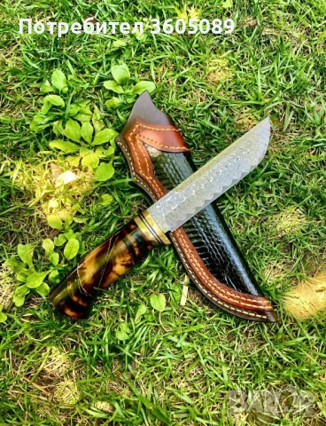 Ножове дамаска стомана, снимка 4 - Ножове - 51161375