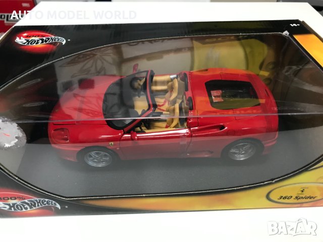 HOT WHEELS метална колекционерска количка FERRARI 360 MODENA 1:18, снимка 6 - Колекции - 41443804