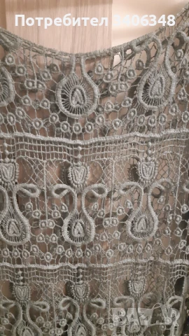 Блуза/туника от памучна дантела. L/XL, снимка 3 - Туники - 50454165