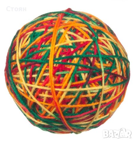 Играчка за котка Цветна кошница 9см