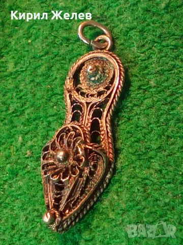 СТАРИНЕН ФИЛИГРАНЕН СРЕБЪРЕН МЕДАЛЬОН ЧЕХЪЛЧЕ СРЕБРО ВИСОКА ПРОБА ФИНА РЪЧНА МАЙСТОРСКА РАБОТА 20778, снимка 15 - Антикварни и старинни предмети - 49606504