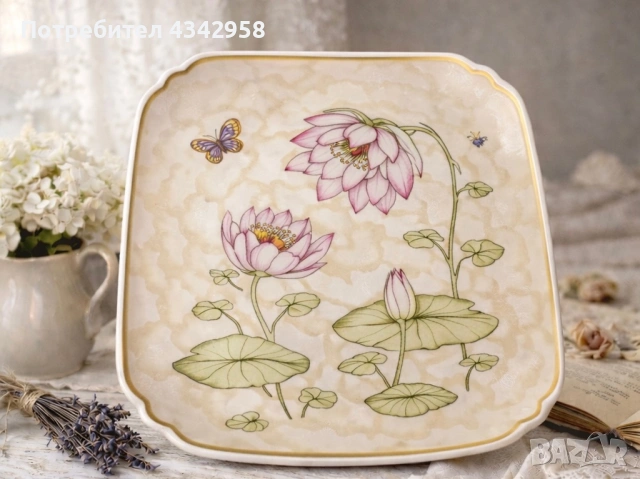 Hutschenreuther.Германия.1982г.Порцеланова чиния.