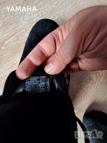 Calvin klein  Мъжки Боти 46. ЕСТЕСТВЕНА КОЖА , снимка 6 - Мъжки боти - 42375432