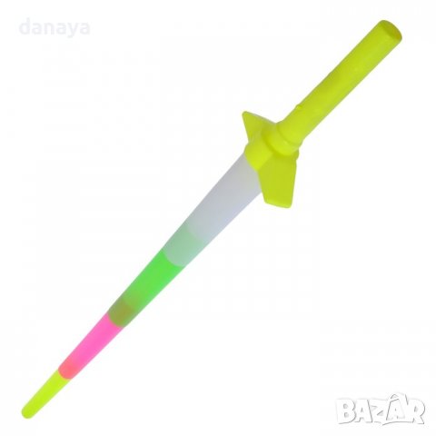 3483 Детска играчка голям светещ меч сгъваем, 67 см, снимка 5 - Други - 39541172