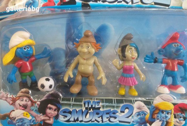 Комплект с фигурки на Смърфовете (The Smurfs)