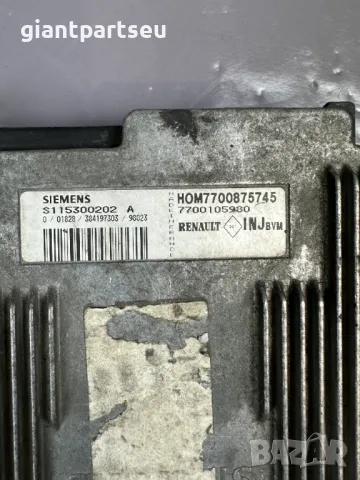ECU Компютър Двигател за РЕНО RENAULT Scenic S115300202, снимка 2 - Части - 49239164