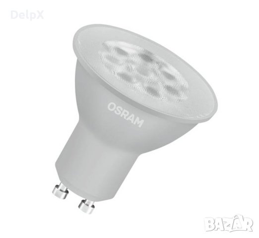 Лампа LED OSRAM, Клас A+, луничка, JDR, цокъл Gu10, 220VAC, 5W, 4000K, снимка 1 - Крушки - 42459461