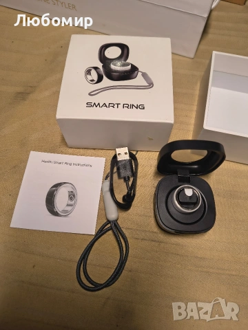 Мултифункционален интелигентен пръстен Fashion idealSTORE Bluetooth, Наблюдава сърдечен 16 мм, снимка 4 - Пръстени - 53778153