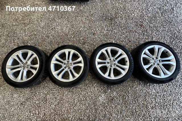 Оригинални джанти за Ауди 20ки, 5х112 8.5J ET33, с гуми 255/45