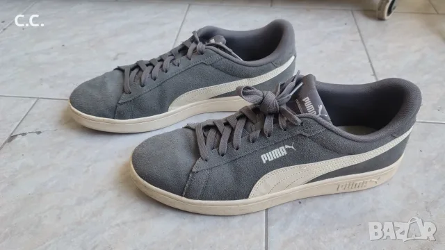 Puma Smash 3.0 Мъжки Маратонки Сиви, снимка 3 - Ежедневни обувки - 55987788
