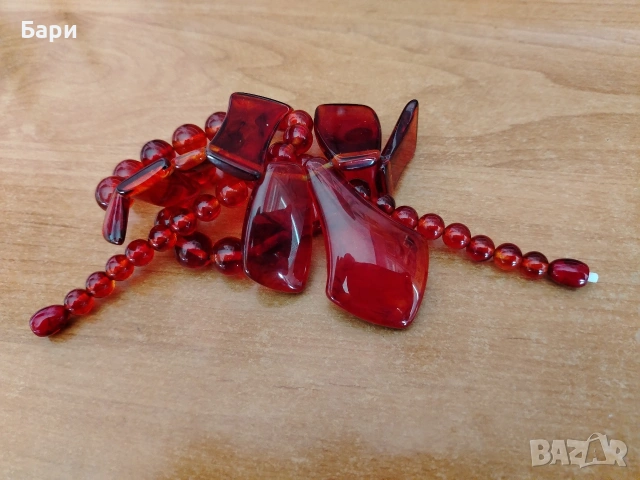 Красив гердан от кехлибар 3, снимка 10 - Колиета, медальони, синджири - 53614352