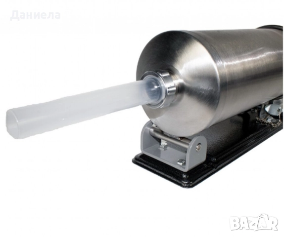 Ръчна машина за пълнене на колбаси,неръждаема стомана,капацитет 4 кг., снимка 3 - Други - 52531964