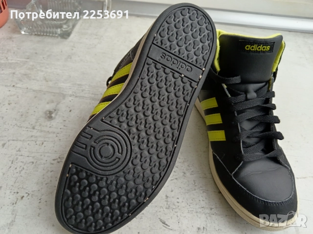 Кожени кецове Адидас 39 1/3, снимка 9 - Детски маратонки - 52028402