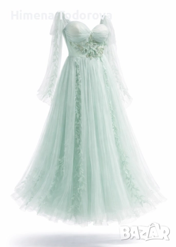 Светло Зелено Рокля 