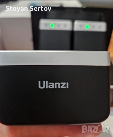 Ulanzi AM18 — 2 микрофона + приемник, тип влогърски, снимка 5 - Микрофони - 52877531