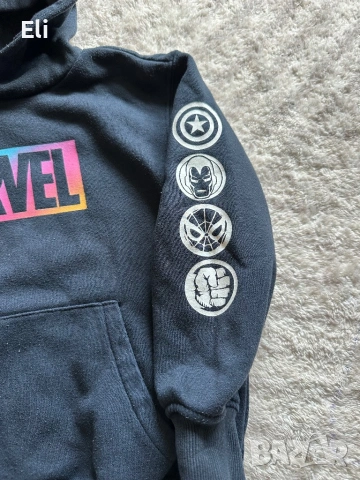 Ватиран MARVEL суичър , снимка 2 - Детски анцузи и суичери - 53605685