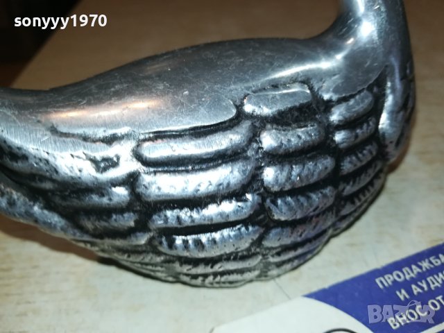 ЛЕБЕД-15Х13Х6СМ-ВНОС ФРАНЦИЯ 0810231114, снимка 10 - Антикварни и старинни предмети - 42479344