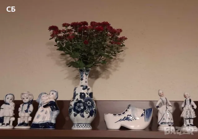 Средноголеми керамични вази от Ирландия, Германия и Нидерландия, снимка 2 - Вази - 48762949