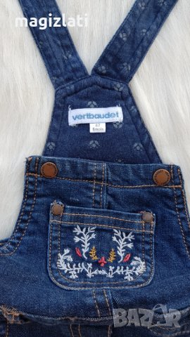 Дънков гащеризон за бебе 3-6 месеца, снимка 3 - Бебешки гащеризони - 33851299