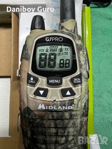 Midland радиостанция G7 PRO Mimeric, PRM 446 радиостанция за еърсофт и употреба на открито, , снимка 2 - Друга електроника - 52241248
