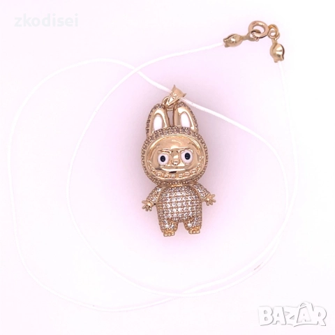 Златнo колие 6,40гр. 39,0см. 14кр. проба:585 модел:33621-6, снимка 2 - Колиета, медальони, синджири - 51438863