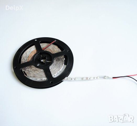 Светодиодна лента с 60 диода IP20 самозалепваща синя 12V 4,8W в Лед ...