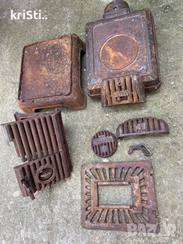 чугунени френски печки и части.., снимка 5 - Отоплителни печки - 53160751