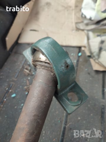 Комплект ос с ремъчни шайби и лагерни тела, снимка 3 - Градинска техника - 40164929