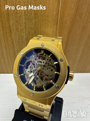 Часовник Хублот Hublot Автомат Скелетон Sceleton само за 350 лв., снимка 3 - Мъжки - 44399263