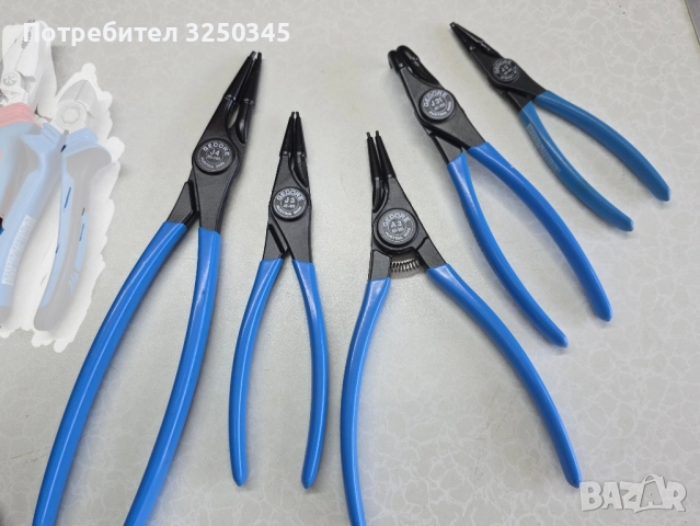 Комплект зегер клещи на марката Gedore 