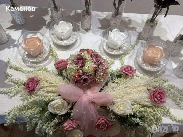 Украса за Сватба, Юбилей, Кръщене 200€, снимка 4 - Декорация - 56350417