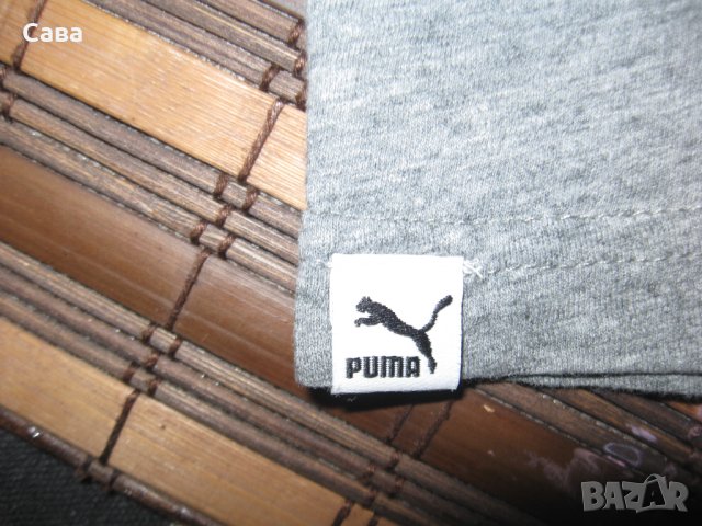 Тениски PUMA  мъжки,М   /сива и розова/, снимка 3 - Тениски - 41611968