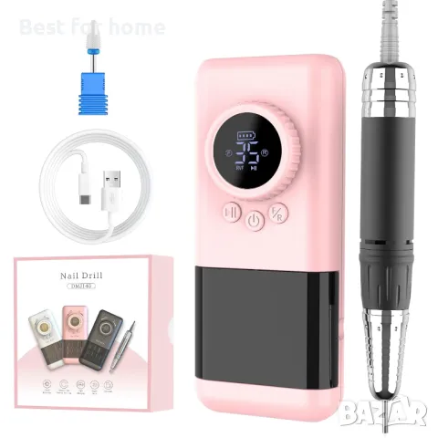 Пила за нокти акумулаторна комплект с аксесоари DMJ140, снимка 2 - Педикюр и маникюр - 47447842