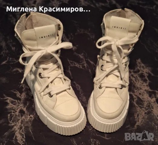 Високи кецове на платформа lnuikii, снимка 9 - Дамски боти - 48217475
