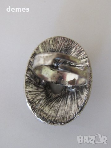  Елегантен пръстен с камък, нов, снимка 4 - Пръстени - 33883890