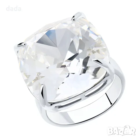 Swarovski пръстен Merlin с голям кристал размер 58, снимка 9 - Пръстени - 56116070
