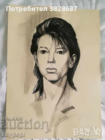 Портрет - смесена техника, снимка 1
